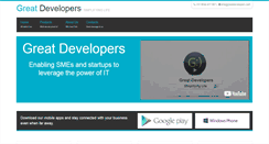 Desktop Screenshot of greatdevelopers.com